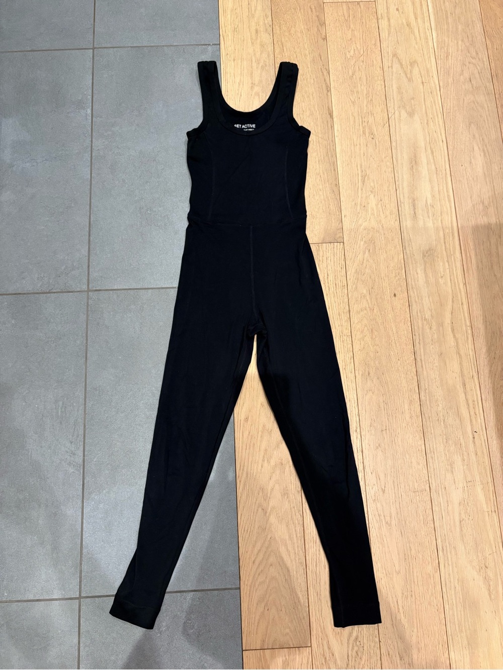 Set Active Sportbody Black One-Piece Jumpsuit Romper